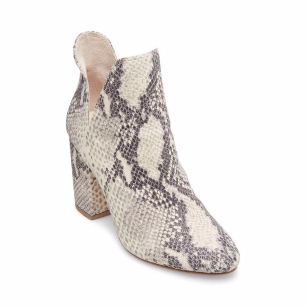 NEW Steve Madden Rookie Natural Snake Booties NWT - Picture 5 of 5